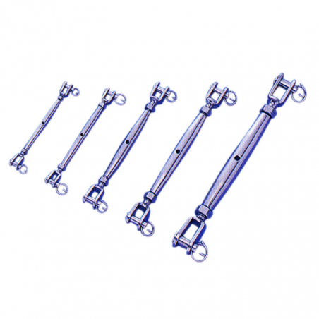 Vantskrue AISI 316 gaffel/gaffel - 10