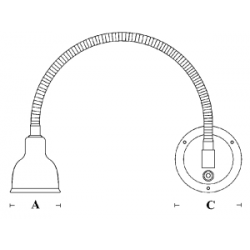 CABIN lampe med flexarm - 1
