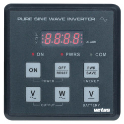 VETUS remote control panel for 12/24 V inverter