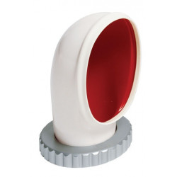 VETUS cowl ventilator JERRY 2, 75 mm, white PVC, red interior