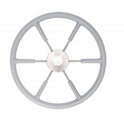 VETUS steering wheel (450 mm - 17") with PU-foam layer grey