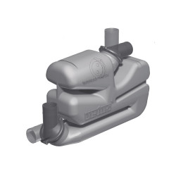 VETUS waterlock for long exhaust systems, type LSG, 60 mm