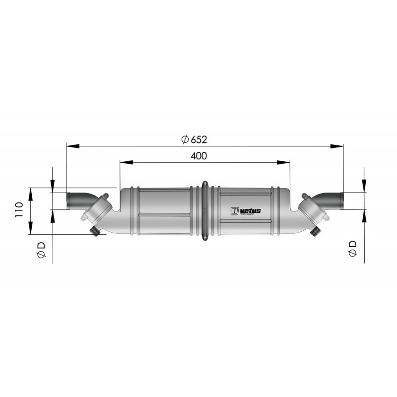 Waterlock/muffler