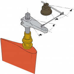VETUS rudder position sensor type RPI1718