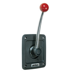 VETUS 1 lever remote control, side mount, SS handle, plastic housing