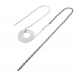 MAXWELL 10 m. of 6 mm chain & 100 metres of 12 mm, 8 plait rope