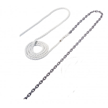 MAXWELL 10 m. of 10 mm chain & 100 m. 16 mm, 8 plait rope