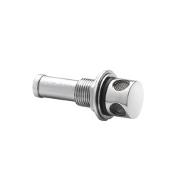 Air-vent nipple S/S 316 for hose Ø 16 mm straight