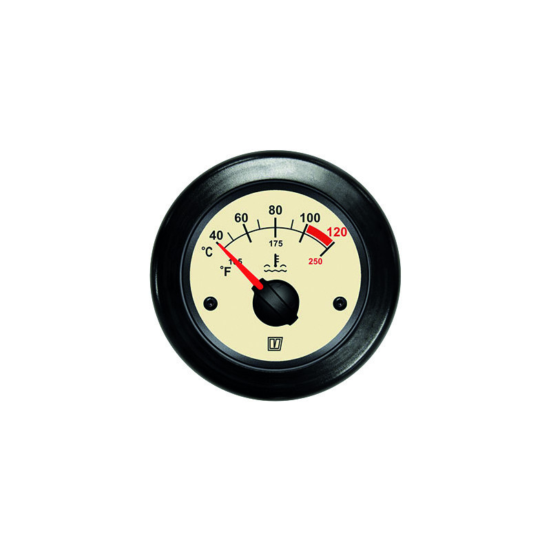 Cool water temperature gauge