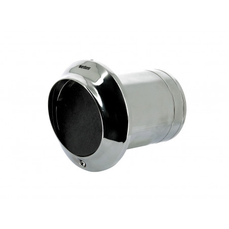 VETUS stainless steel transom exhaust connection, check valve, 40 mm