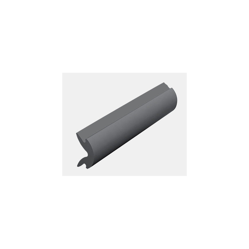Inlay for rubbing strake, dark grey, coil of 30 m - 1