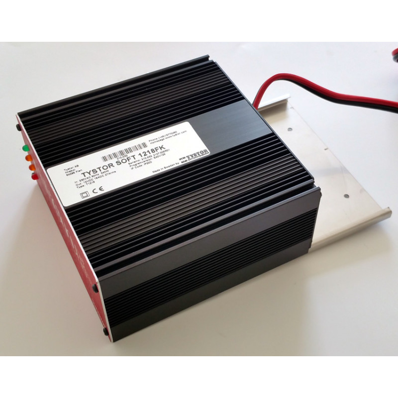 Monteringsplade Tystor soft 1210 og 1218 batterilader - 1