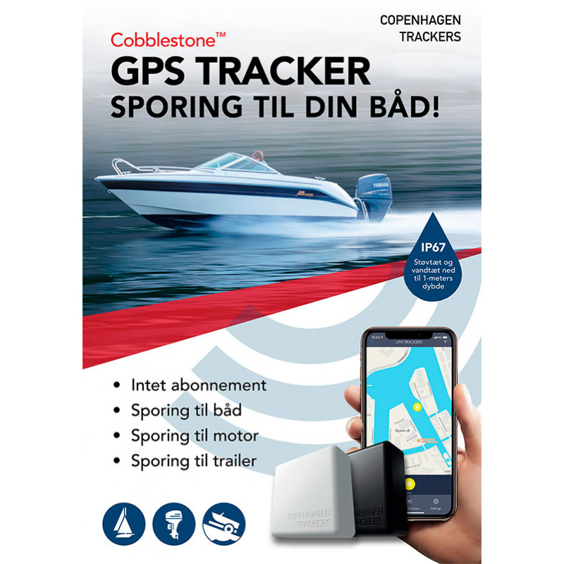 For en dagstur højt bibliotek Marineworld | Cobblestone GPS-Tracker til båd eller motor