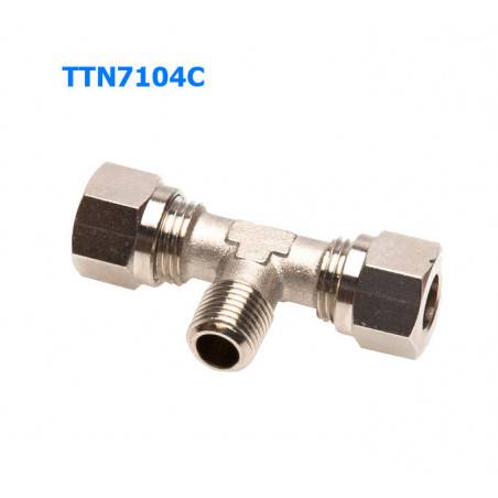 T-fitting m. central gevind TTN - 3