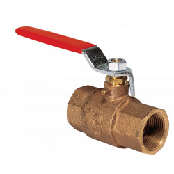 Bronze ball valve G1 1/4" for hose Ø 32 mm - 1