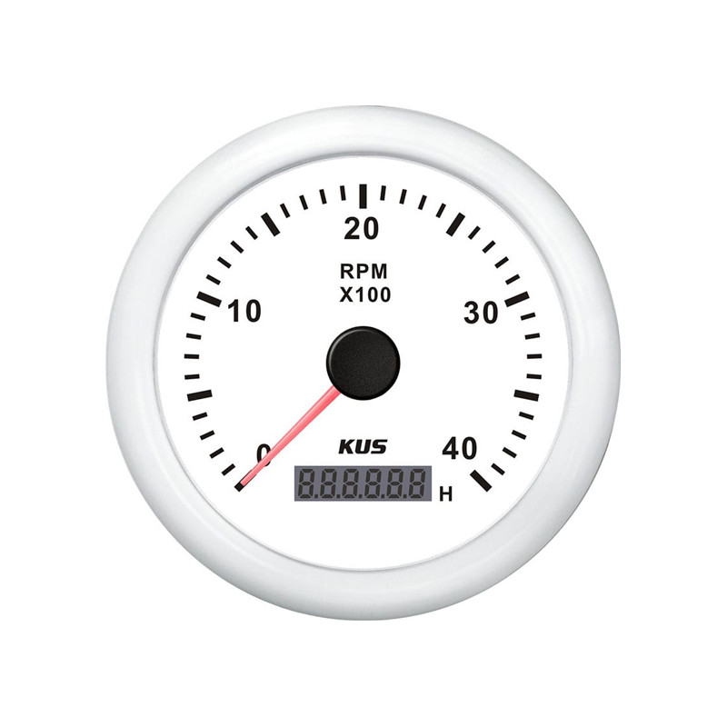 KUS omdrejningstæller og timetæller,12/24V - 2