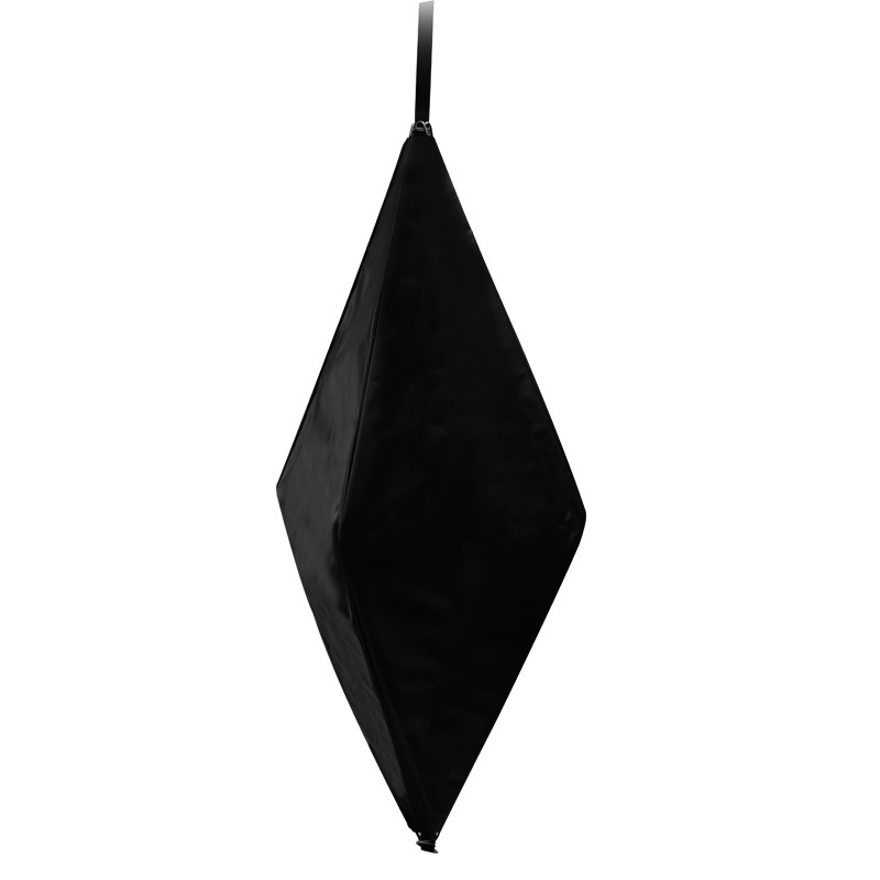 Dagsignal,diamant 1200x600mm,sort - 1