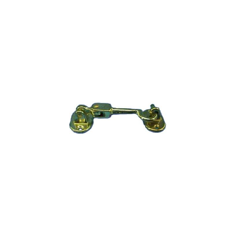 Dørkrog dobbeltled. messing, 90 mm - 1 Dørkrog dobbeltled. messing, 90 mm - 1