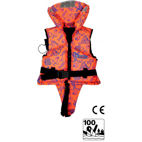 Redningsvest til børn ISO Fluo Orange