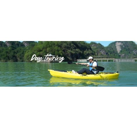 Sit-on-top Kajak voksen gul - 5