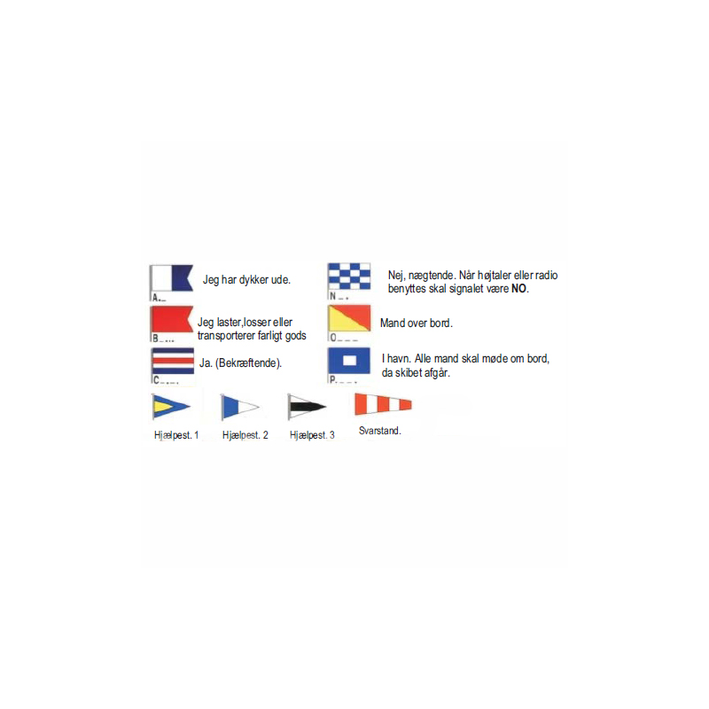 Diverse signalflag - 7
