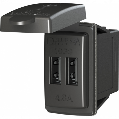 Kontinent Aja Stuepige Dual USB lader kontakt eller sokkel
